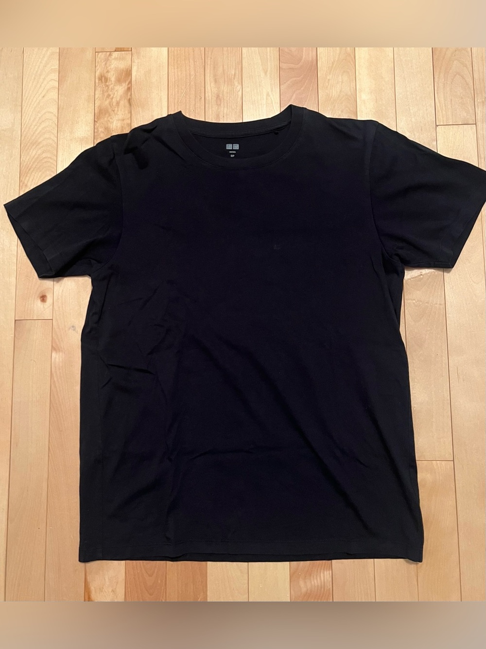 Uniqlo Supima Men's Black Short Sleeve Crewneck T-Shirt